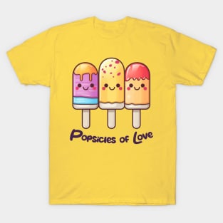 Kawaii Adorable Pride Popsicles T-Shirt